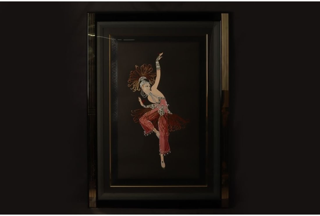 Only ERTE "Firebird" Silkscreen Edition 91/ 300/ Autograph Sheet - 2