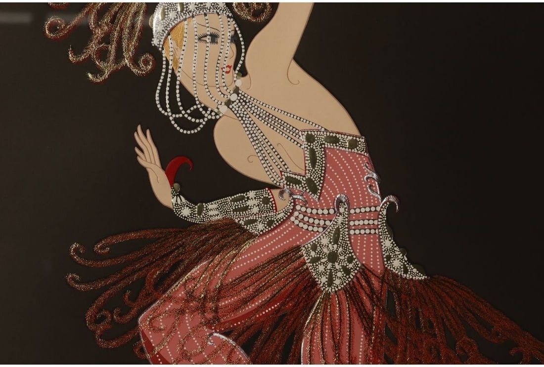 Only ERTE "Firebird" Silkscreen Edition 91/ 300/ Autograph Sheet - 4