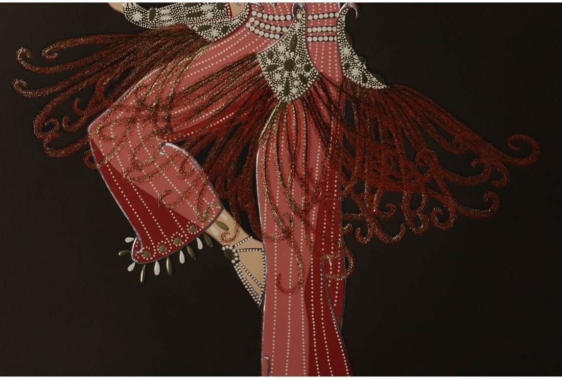 Only ERTE "Firebird" Silkscreen Edition 91/ 300/ Autograph Sheet - 5