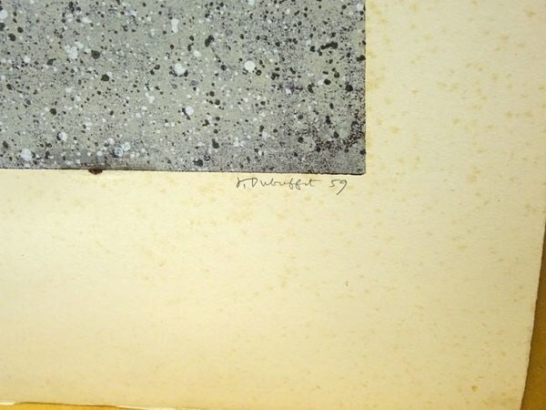 Serenite Original Lithograph 1959 Signed - Jean Dubuffet (French, 1901-1985) - 7