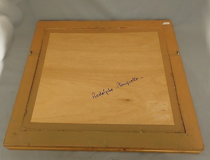 Landscape Rodolphe Planquette Signed Pastel on paper Painting Framed Mountain - 8