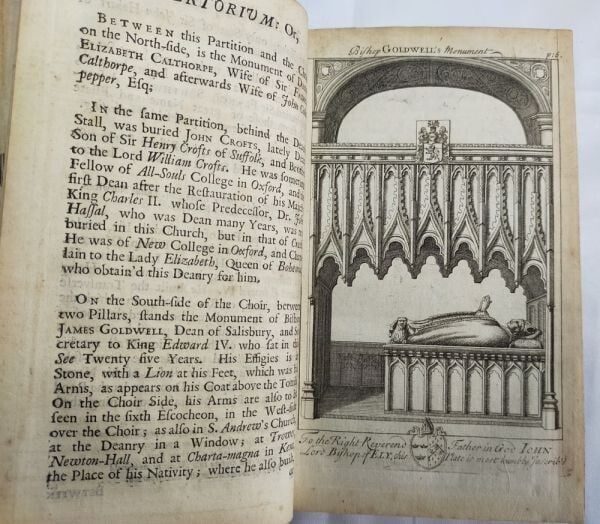 Rare Thomas Browne Posthumous Works 1st Edition 1712 Cambridge Panel Binding - 7