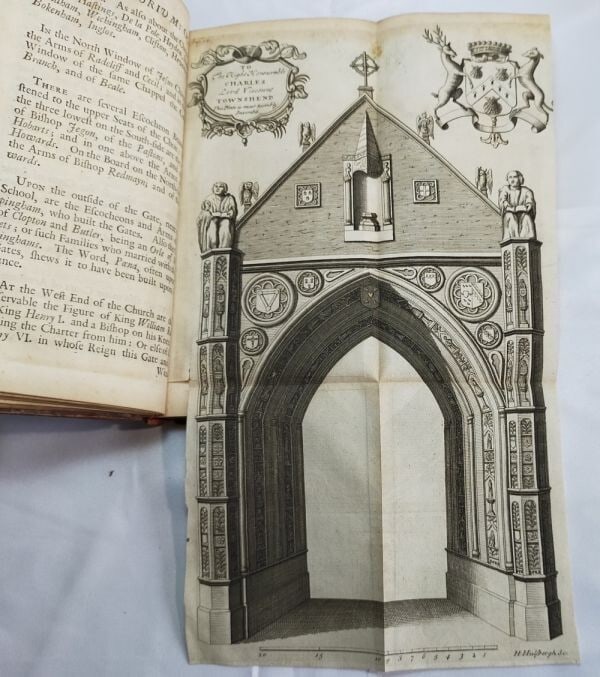 Rare Thomas Browne Posthumous Works 1st Edition 1712 Cambridge Panel Binding - 9