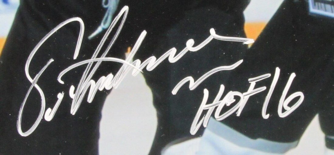 JSA Eric Lindros HOF Autographed/ Inscr 16x20 Photo Philadelphia Flyers Framed - 2