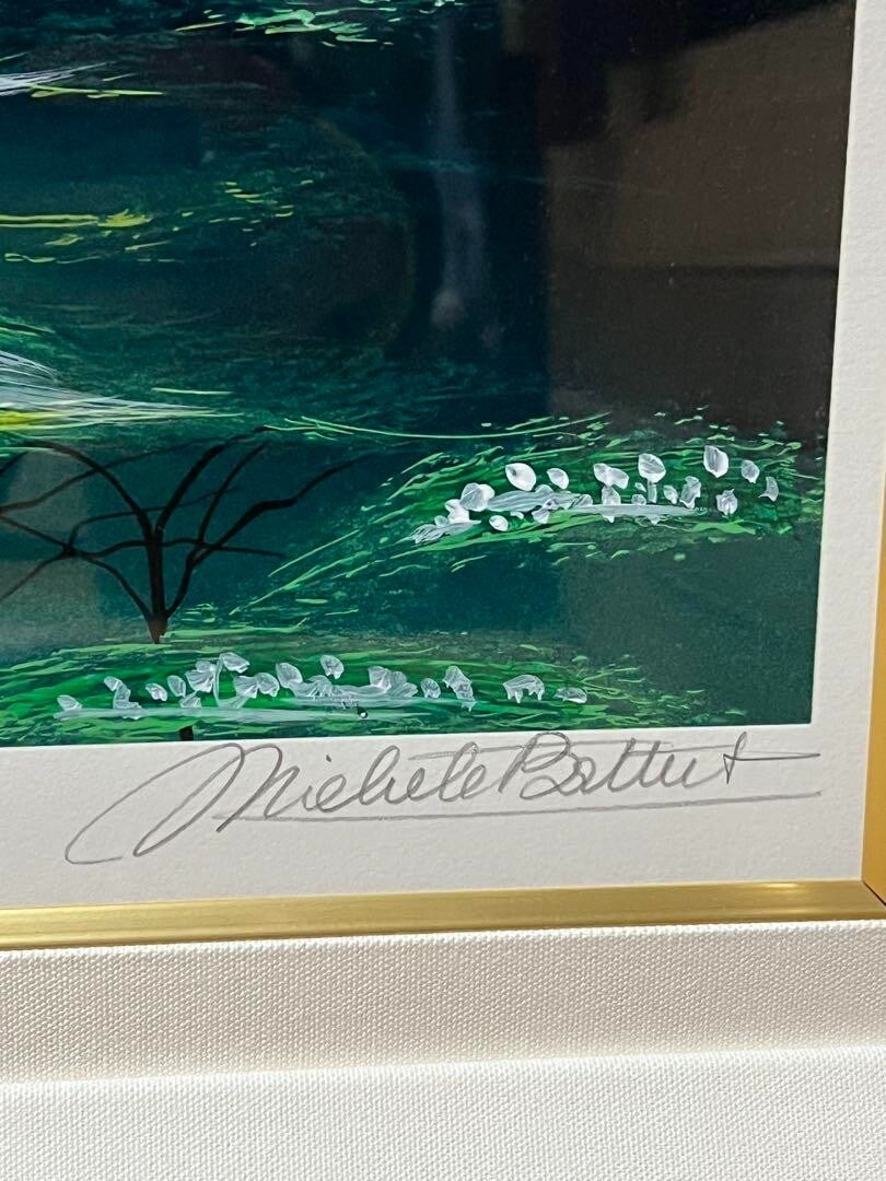 10 - Michel Batteau "Monsoon Valley" 84/ 100 Silkscreen Edition - signed and framed - 3