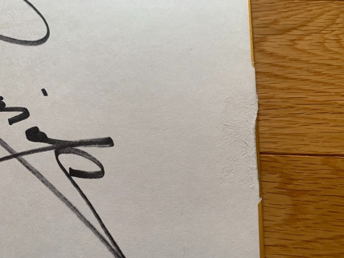 extremely rare - Andre the Giant Monster Rossimov autographed colored paper - 3