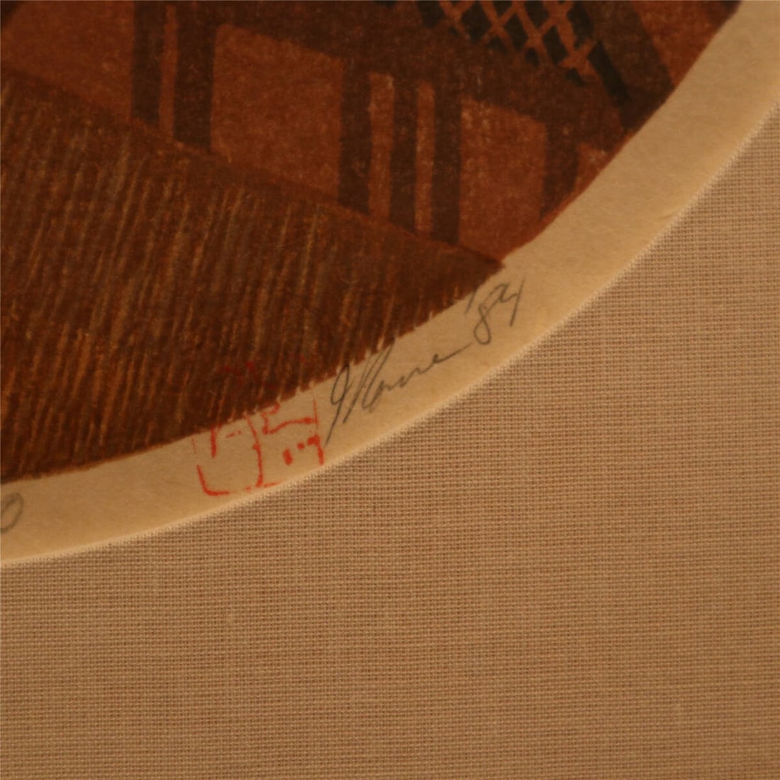 Art Joshua Rome Warashigoto Original Woodblock Print Signed Japanese - 7