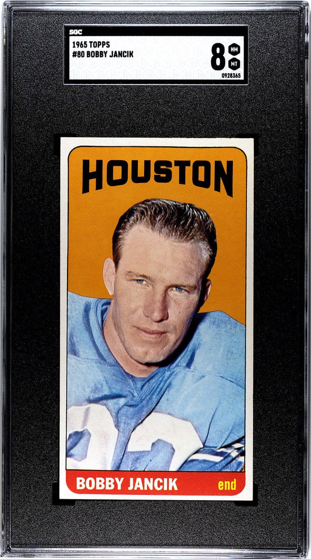 5.5 Bobby Jancik 1965 #80 SGC MT (1 of 2)