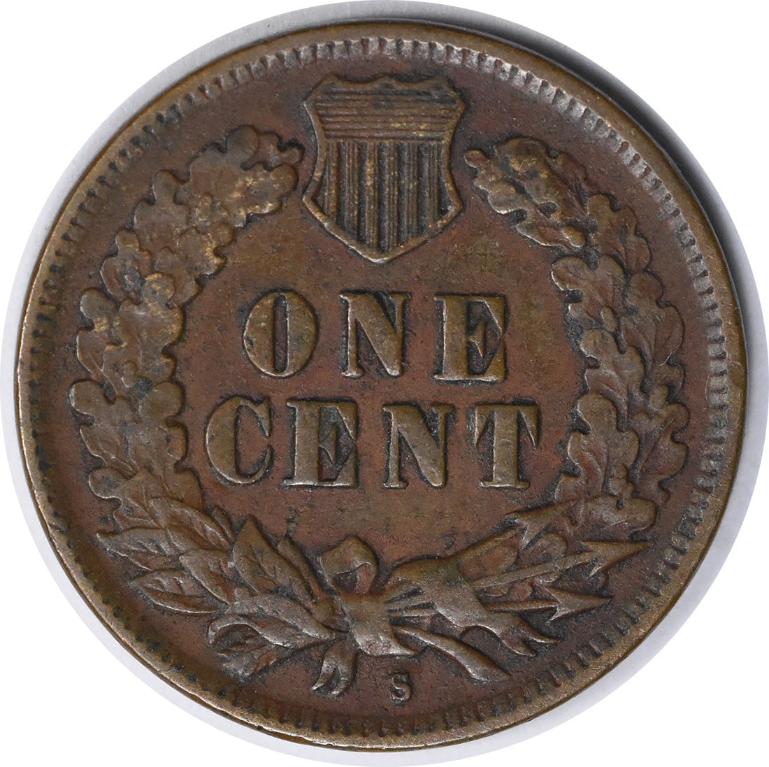 Uncertified 1908-S Indian Cent VF - 2