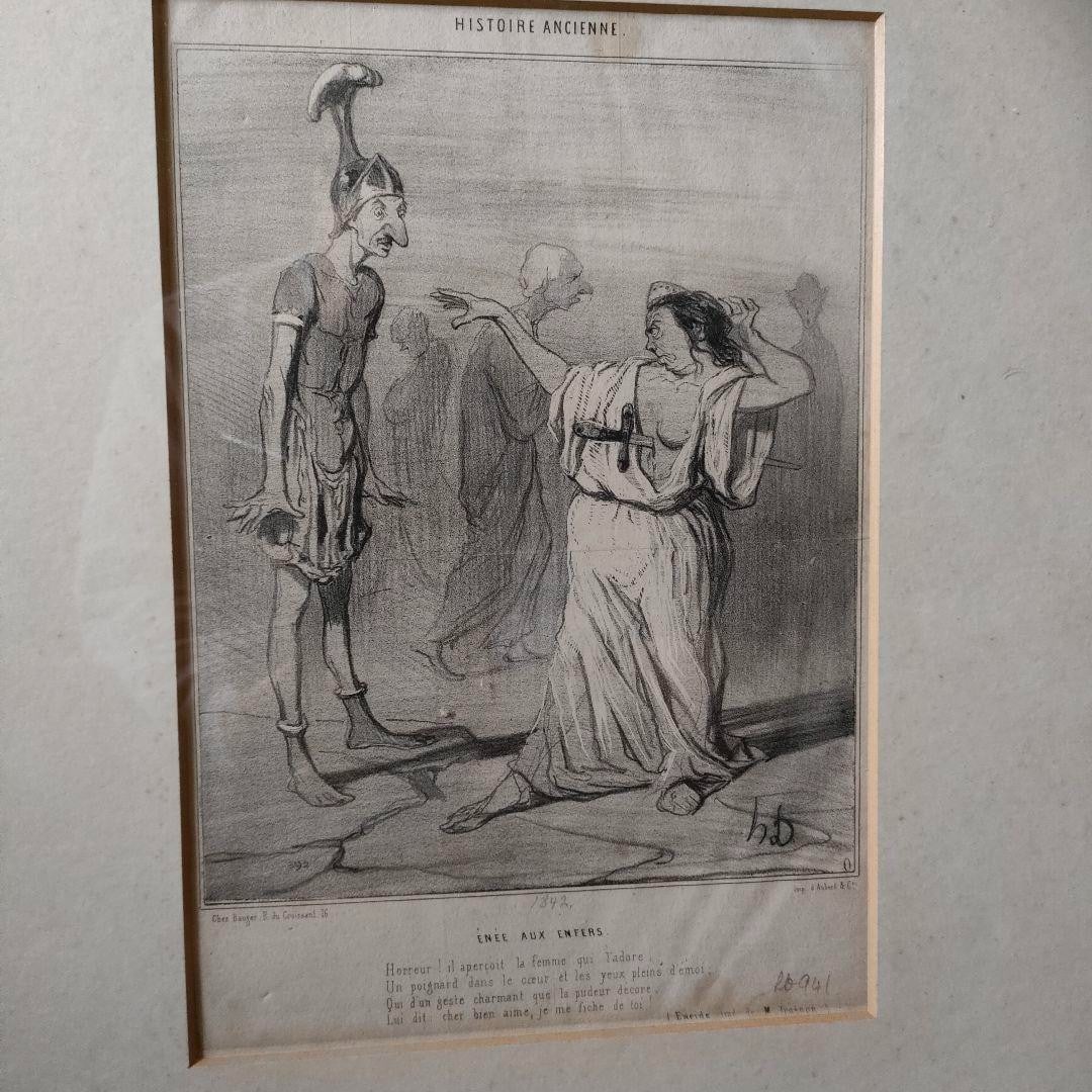 Framed - Honore Daumier Lithograph 1842 ne aux Enfers Le Charivari - Aubert: Framed - Honore Daumier Lithograph 1842 ne aux Enfers Le Charivari - Aubert This listing features Framed - Honore Daumier Lithograph 1842 ne aux Enfers Le Charivari - Aubert. Item specifics are