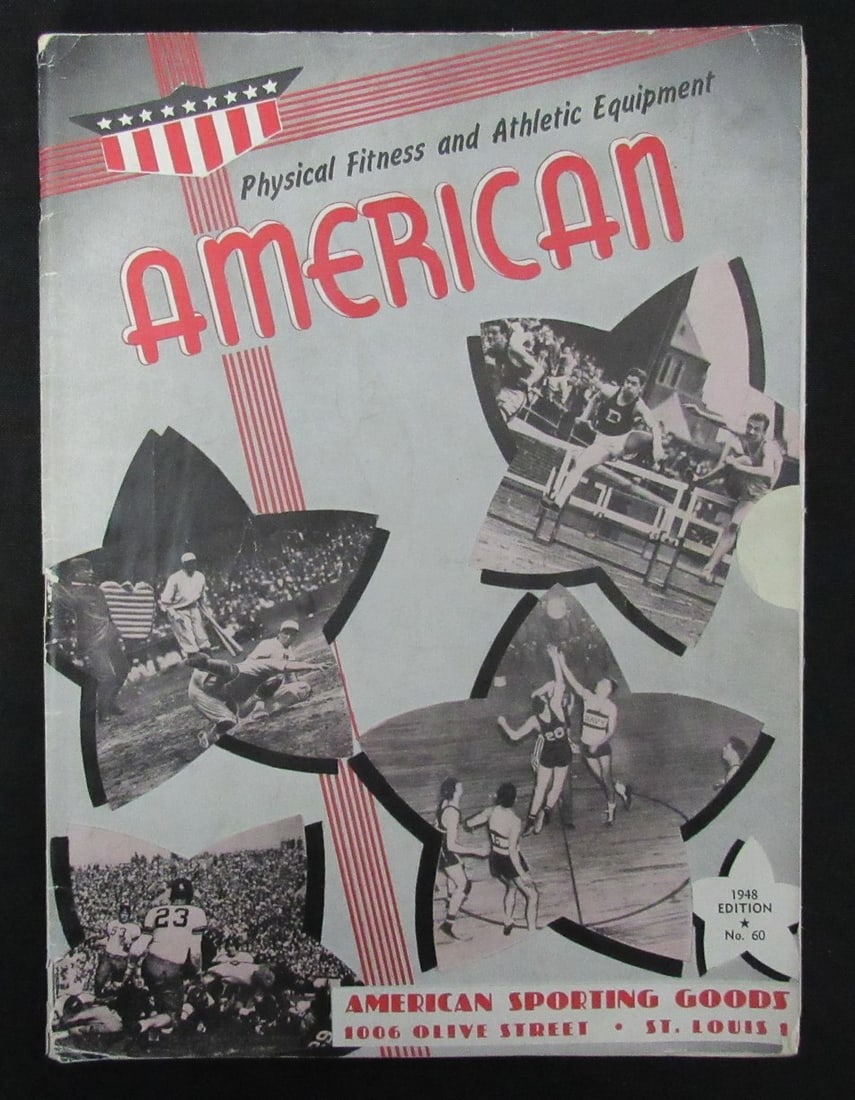 193509 1948 American Sporting Goods Physical Fitness/ Athletic Equipment Catalog: 193509 1948 American Sporting Goods Physical Fitness/ Athletic Equipment Catalog This listing features 193509 1948 American Sporting Goods Physical Fitness/ Athletic Equipment Catalog. Item specifics