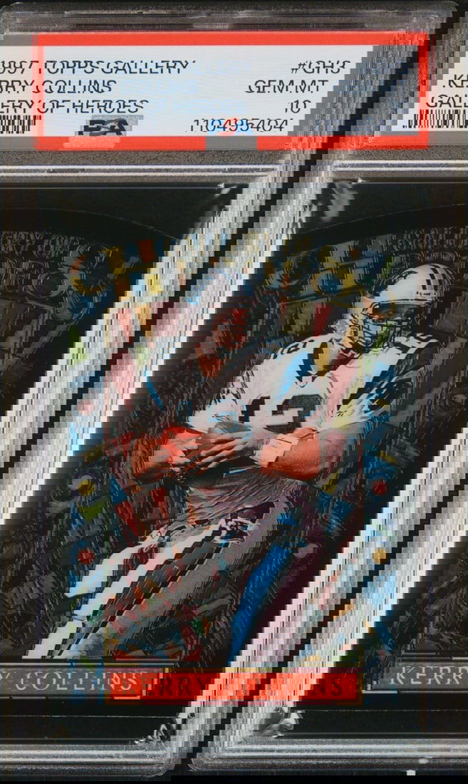 5 1997 TOPPS GALLERY KERRY COLLINS #GH3 GALLERY OF HEROES PSA 10 POP (1 of 3)