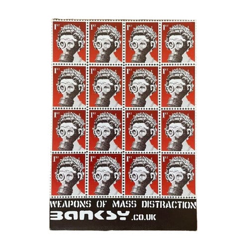 Distraction" BANKSY Postcard 2001 Not for Sale Postcard "Weapons of Mass: Distraction" BANKSY Postcard 2001 Not for Sale Postcard "Weapons of Mass This listing features Distraction" BANKSY Postcard 2001 Not for Sale Postcard "Weapons of Mass. Item specifics are provided