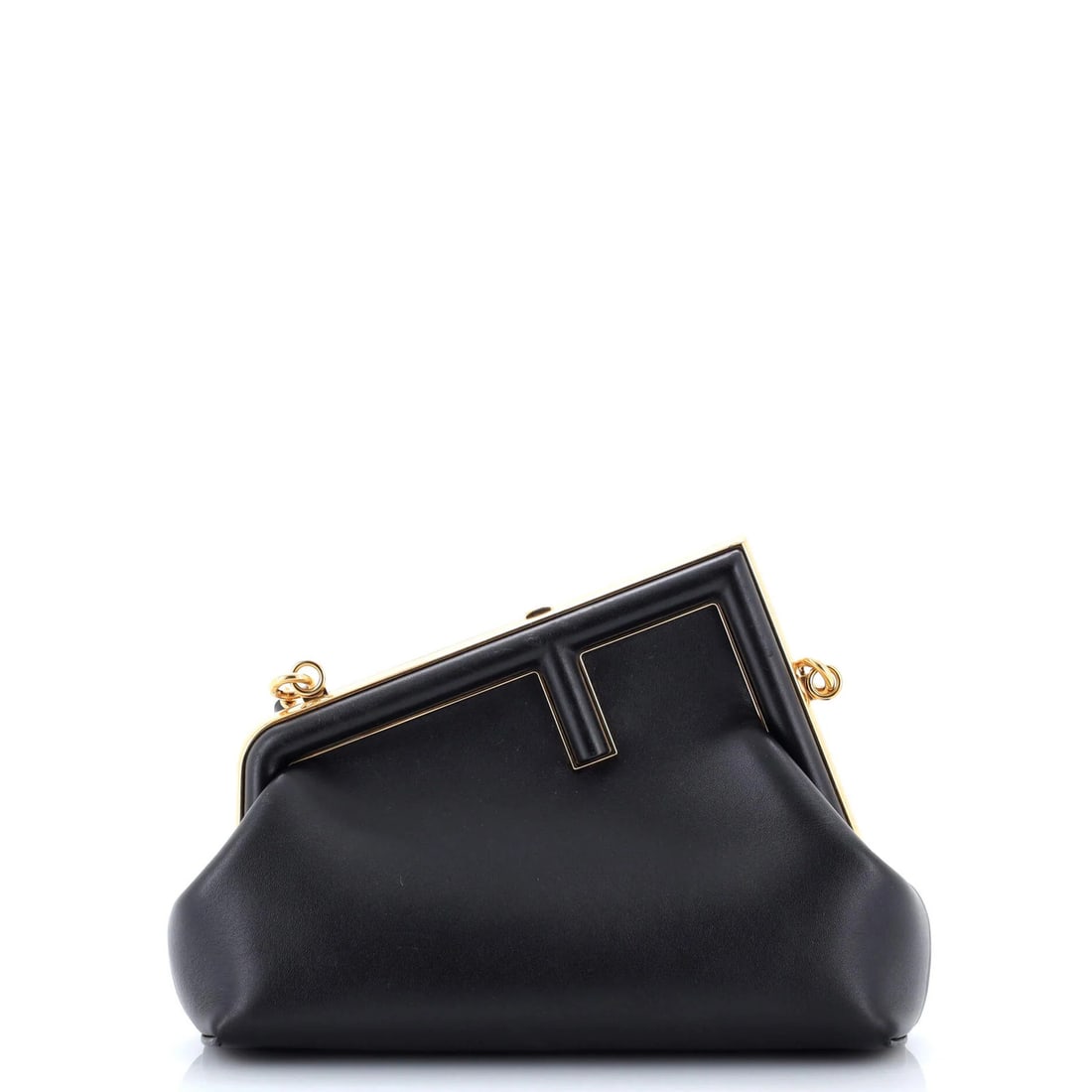 Small Fendi First Bag Leather: Small Fendi First Bag Leather This listing features Small Fendi First Bag Leather. Item specifics are provided below. Item Specifics: Brand: Fendi Exterior Material: Leather Style: Clutches Exterior C