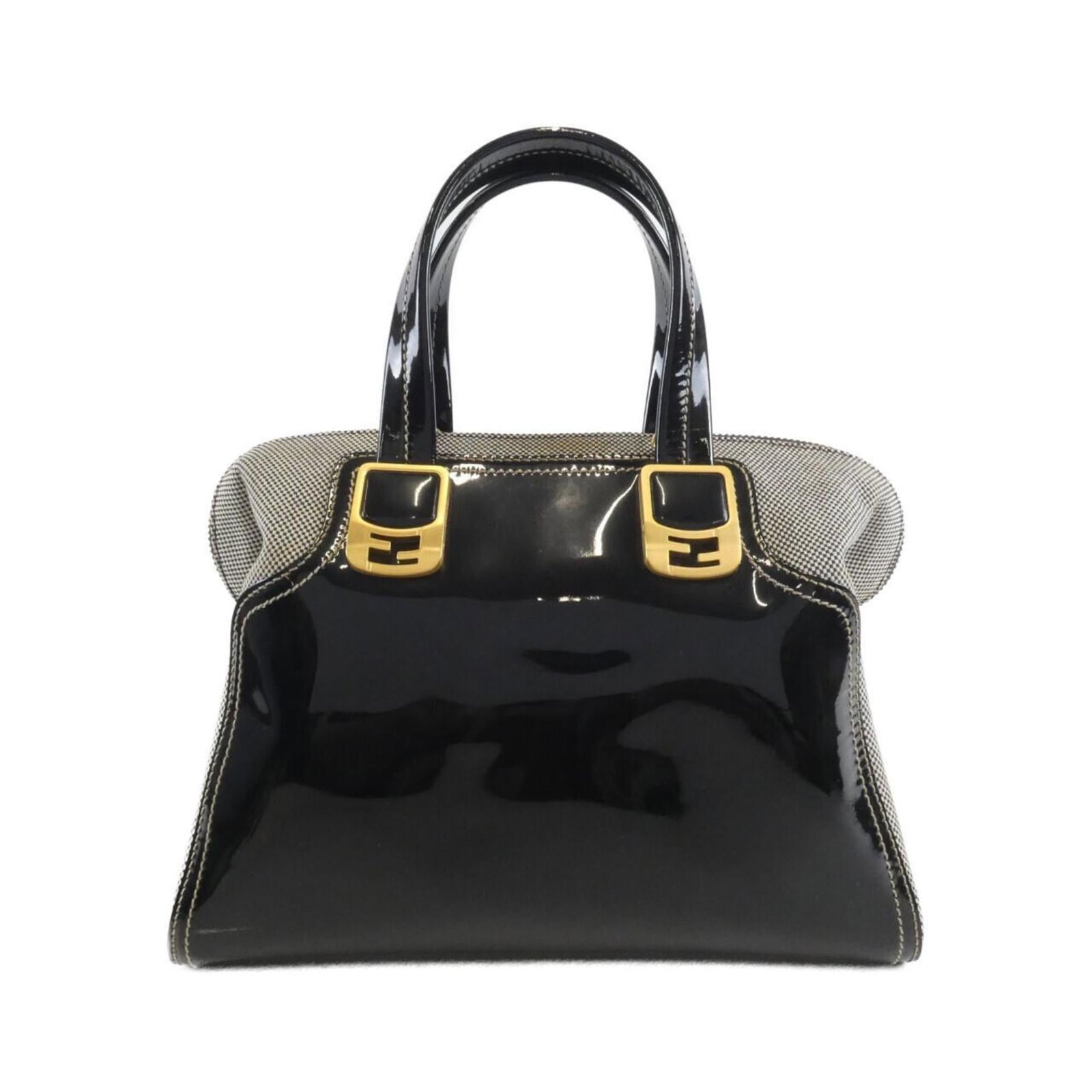 Canvas Fendi Handbag: Canvas Fendi Handbag This listing features Canvas Fendi Handbag. Item specifics are provided below. Item Specifics: Brand: Fendi Type: Handbag Material: Canvas Color: Black Hardware Color: Gold Gender