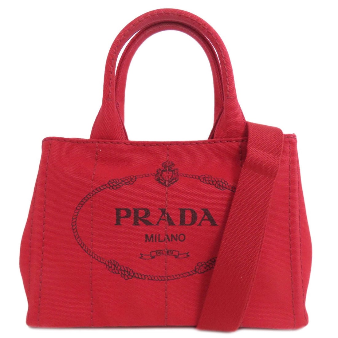 Canvas PRADA 1BG439 Canapa mini 2 WAY Handbag: Canvas PRADA 1BG439 Canapa mini 2 WAY Handbag This listing features Canvas PRADA 1BG439 Canapa mini 2 WAY Handbag. Item specifics are provided below. Item Specifics: Brand: PRADA Style: Handbag Exteri