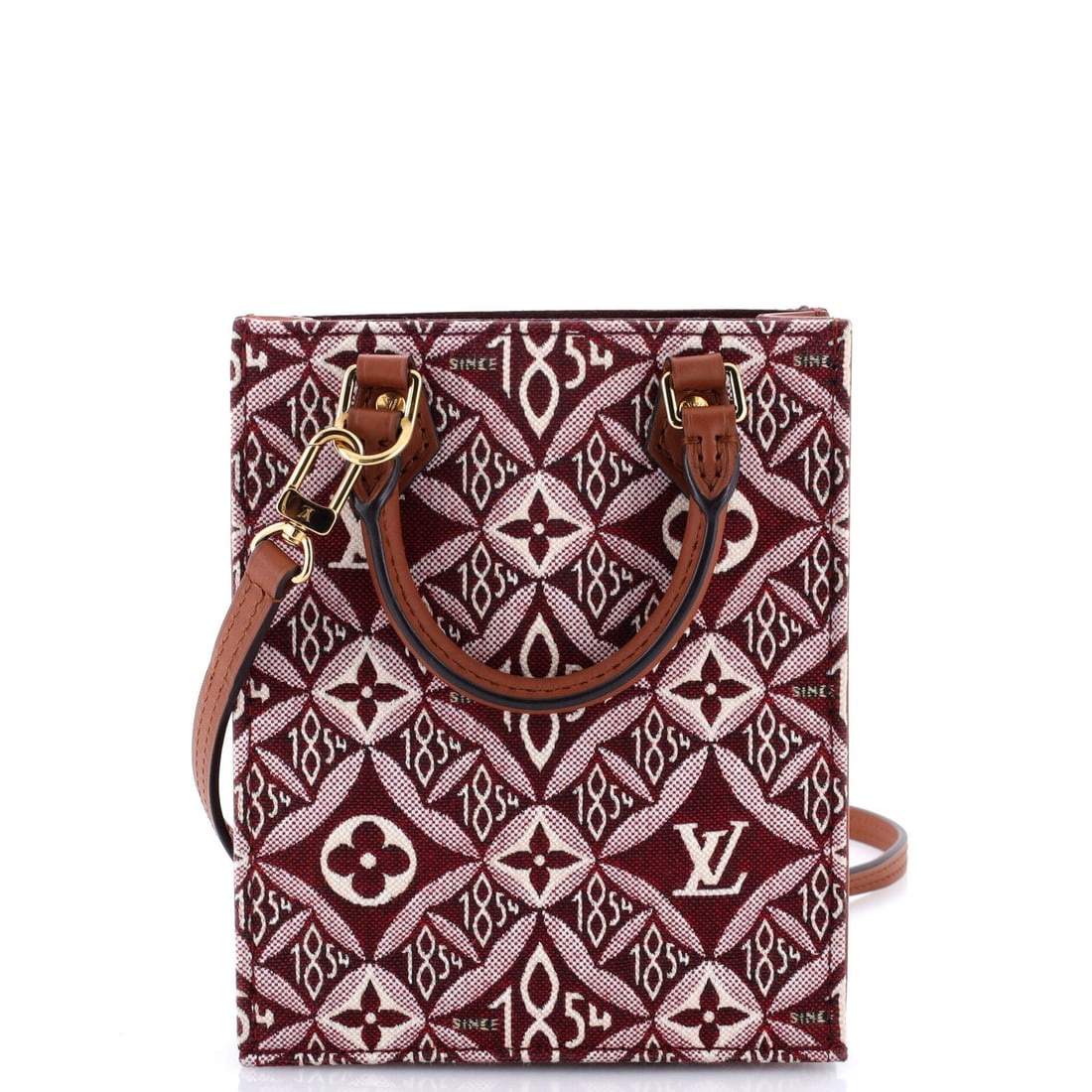 Jacquard Louis Vuitton Petit Sac Plat Bag Limited Edition Since 1854 Monogram: Jacquard Louis Vuitton Petit Sac Plat Bag Limited Edition Since 1854 Monogram This listing features Jacquard Louis Vuitton Petit Sac Plat Bag Limited Edition Since 1854 Monogram. Item specifics are pr