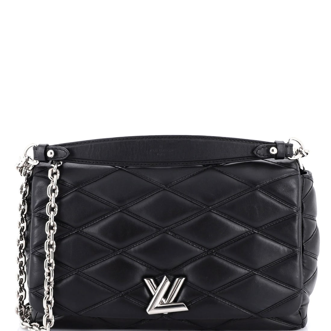 MM Louis Vuitton GO-14 Handbag Malletage Leather: MM Louis Vuitton GO-14 Handbag Malletage Leather This listing features MM Louis Vuitton GO-14 Handbag Malletage Leather. Item specifics are provided below. Item Specifics: Brand: Louis Vuitton Exterio