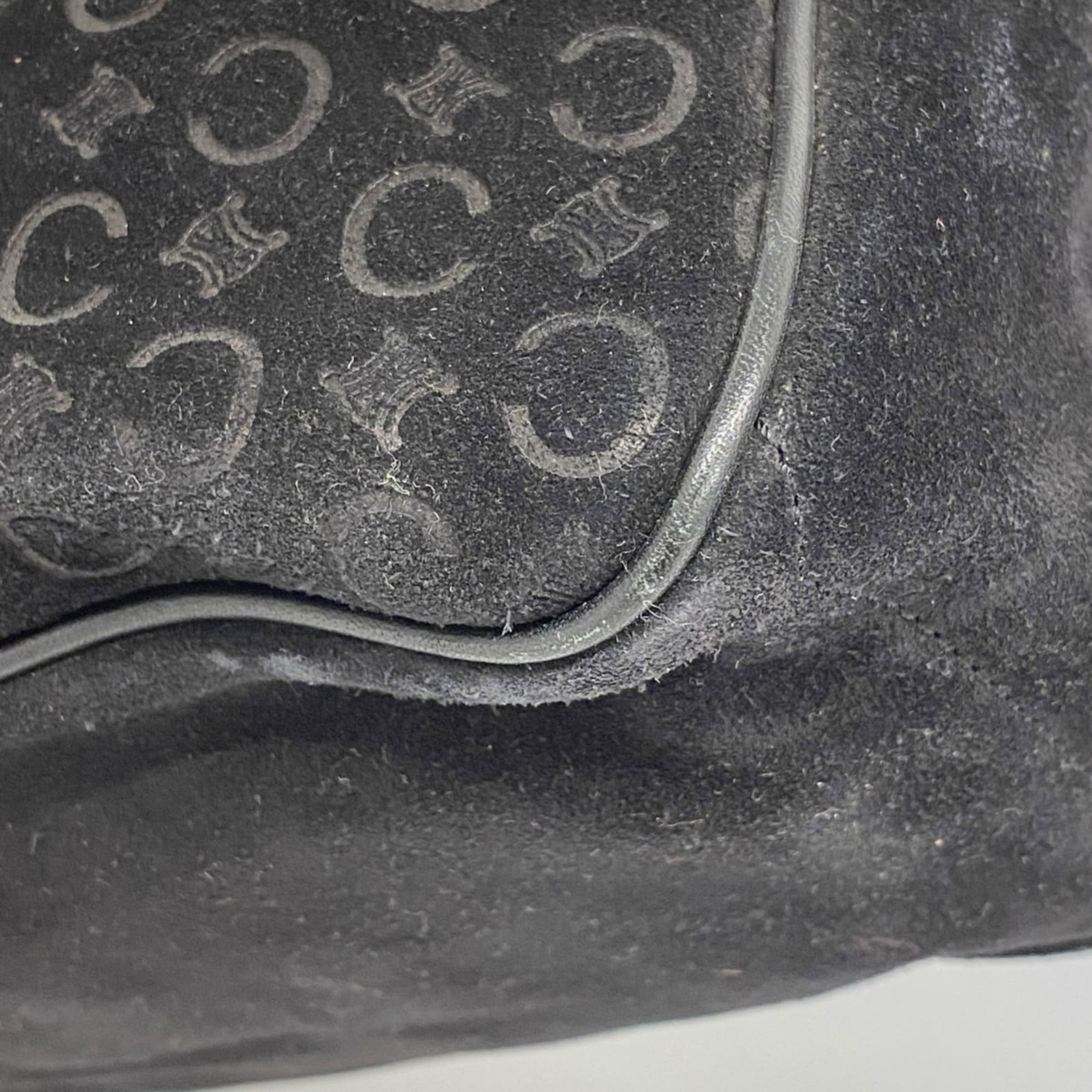 Suede Celine Handbag - 7