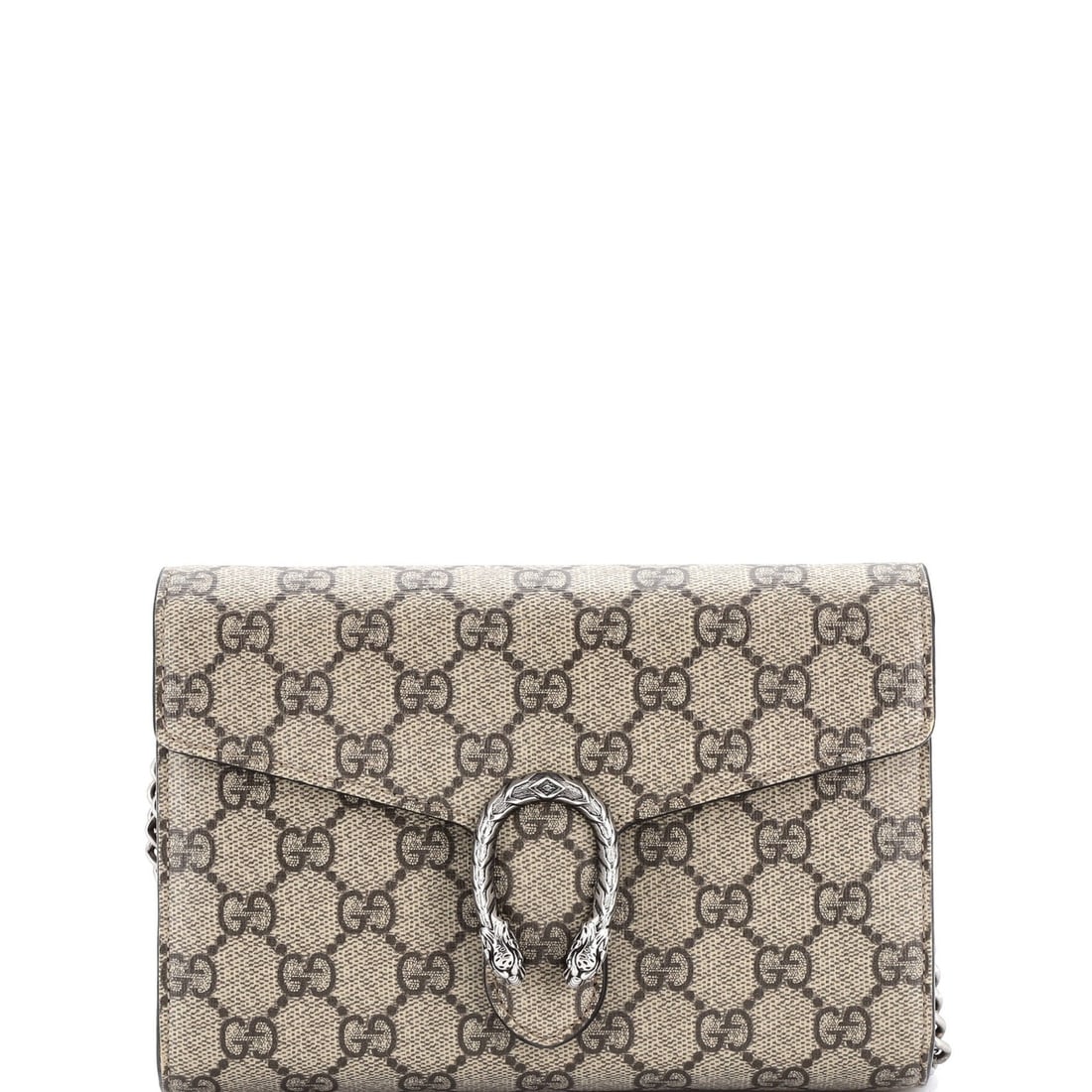 Small Gucci Dionysus Chain Wallet GG Coated Canvas: Small Gucci Dionysus Chain Wallet GG Coated Canvas This listing features Small Gucci Dionysus Chain Wallet GG Coated Canvas. Item specifics are provided below. Item Specifics: Brand: Gucci Exterior Ma