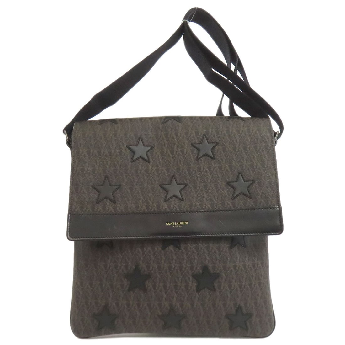 Leather SAINT LAURENT Star motif Shoulder Bag PVC: Leather SAINT LAURENT Star motif Shoulder Bag PVC This listing features Leather SAINT LAURENT Star motif Shoulder Bag PVC. Item specifics are provided below. Item Specifics: Brand: SAINT LAURENT Style