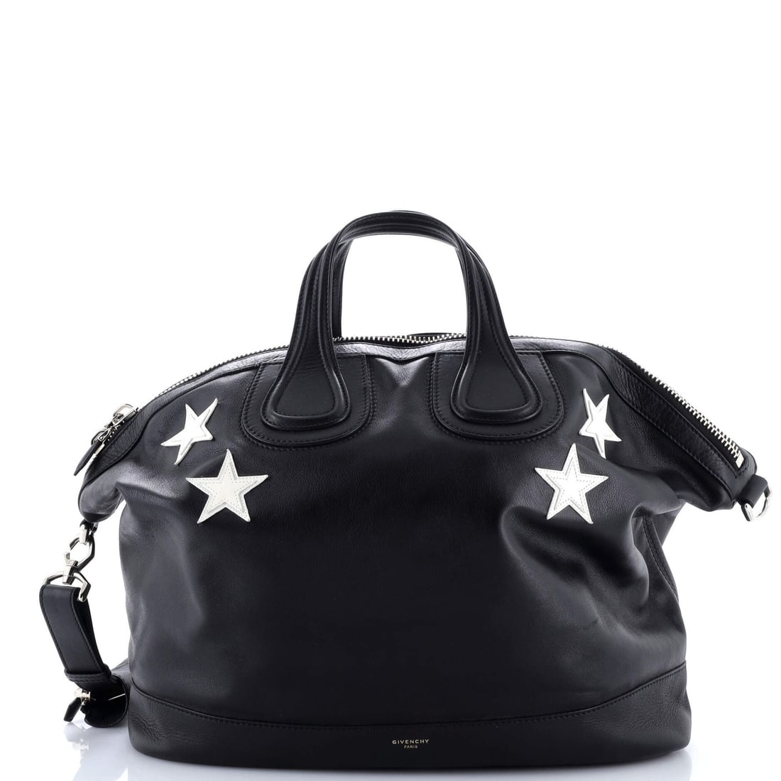 Large Givenchy Nightingale Satchel Patch Embellished Leather: Large Givenchy Nightingale Satchel Patch Embellished Leather This listing features Large Givenchy Nightingale Satchel Patch Embellished Leather. Item specifics are provided below. Item Specifics: Bran