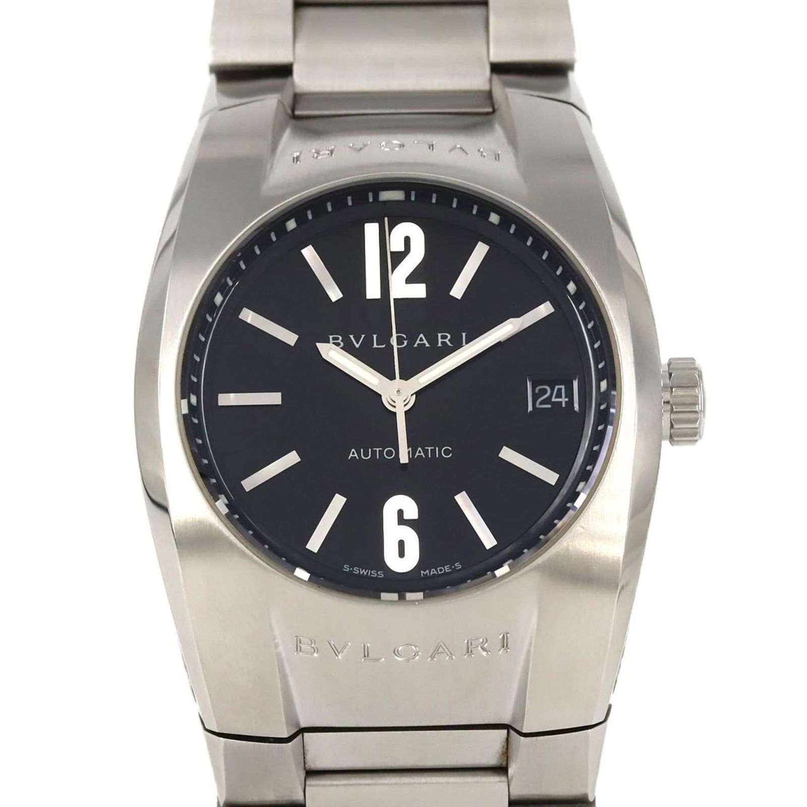 Wristwatch Bvlgari: Wristwatch Bvlgari This listing features Wristwatch Bvlgari. Item specifics are provided below. Item Specifics: Brand: Bvlgari Type: Wristwatch Gender: Men Material (Case): Stainless Steel Material (B