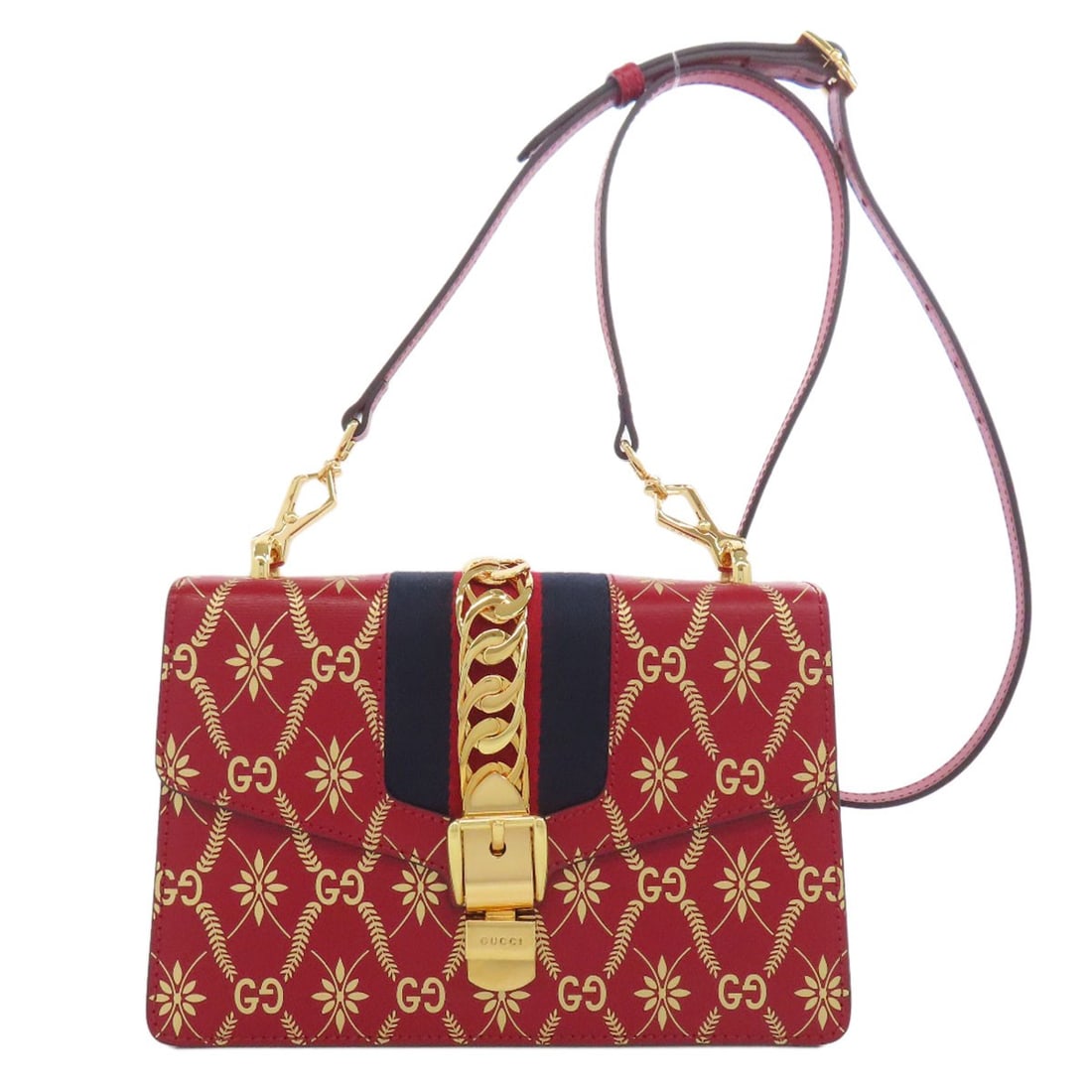Leather GUCCI 524405 Sylvie GG Shoulder Bag: Leather GUCCI 524405 Sylvie GG Shoulder Bag This listing features Leather GUCCI 524405 Sylvie GG Shoulder Bag. Item specifics are provided below. Item Specifics: Brand: GUCCI Style: Shoulder Bag Exter