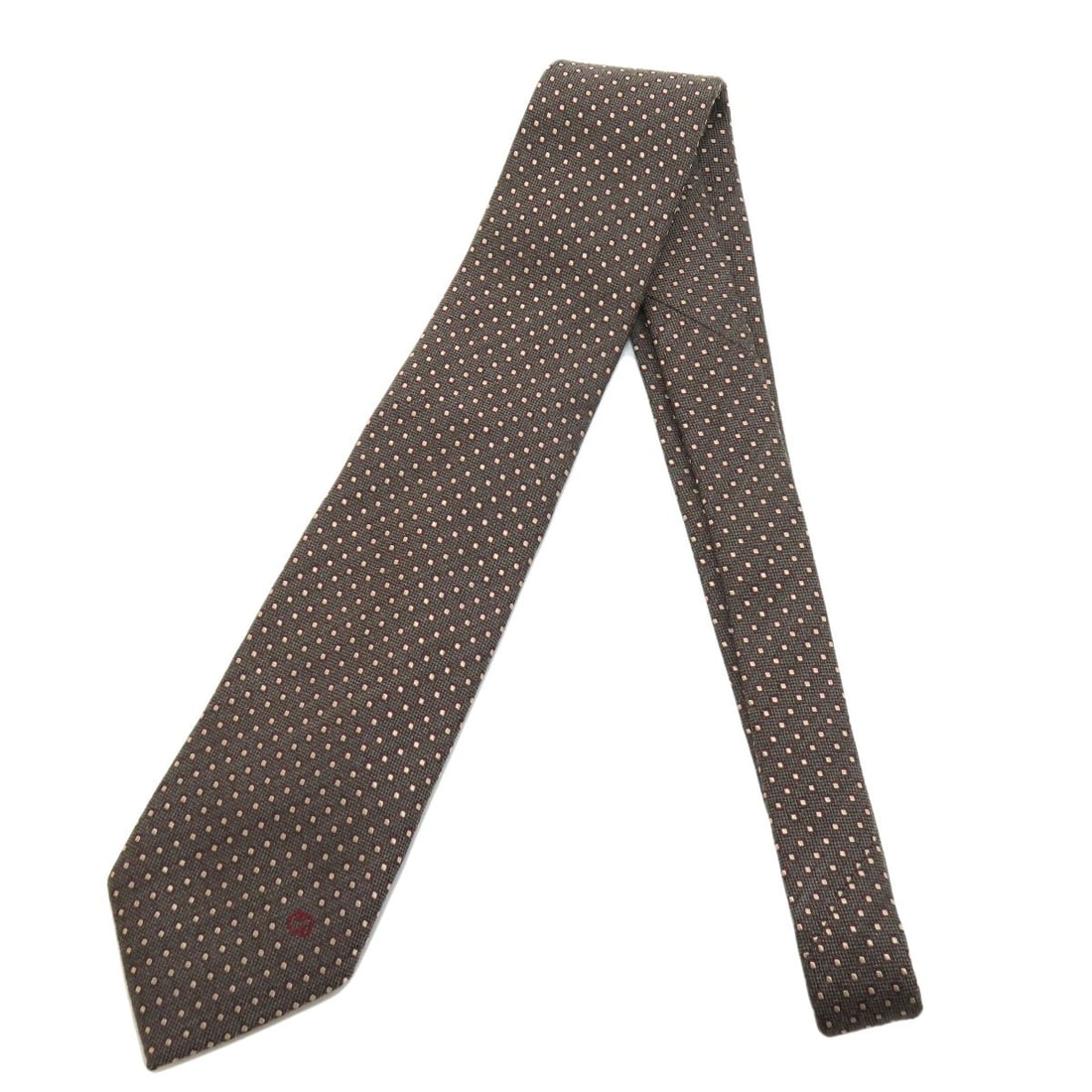 Silk GUCCI Logo dot pattern tie wool: Silk GUCCI Logo dot pattern tie wool This listing features Silk GUCCI Logo dot pattern tie wool. Item specifics are provided below. Item Specifics: Brand: GUCCI Style: tie Material: wool Color: Brown