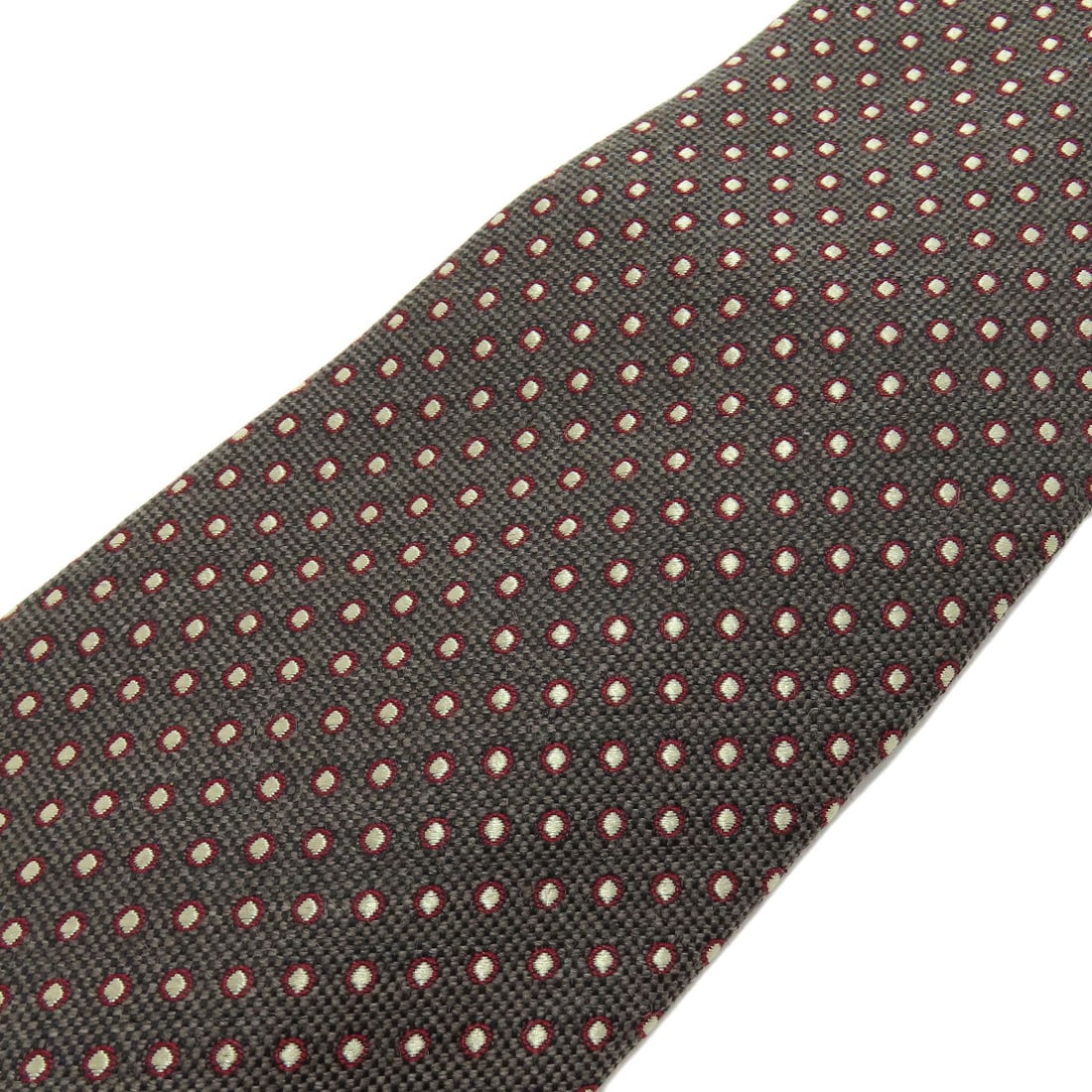 Silk GUCCI Logo dot pattern tie wool - 3
