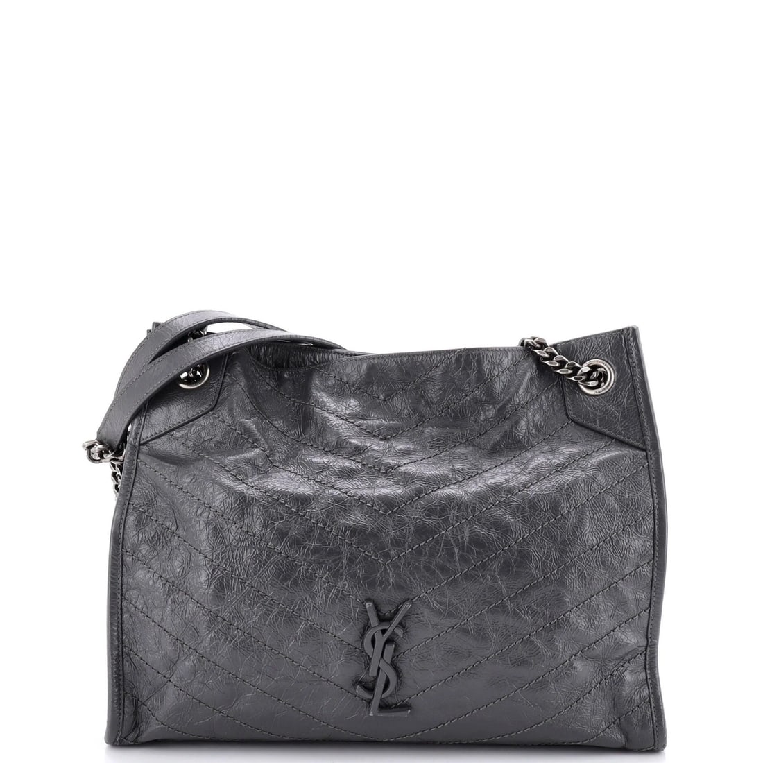 Medium Saint Laurent Niki Shopping Tote Matelasse Chevron Leather: Medium Saint Laurent Niki Shopping Tote Matelasse Chevron Leather This listing features Medium Saint Laurent Niki Shopping Tote Matelasse Chevron Leather. Item specifics are provided below. Item Speci