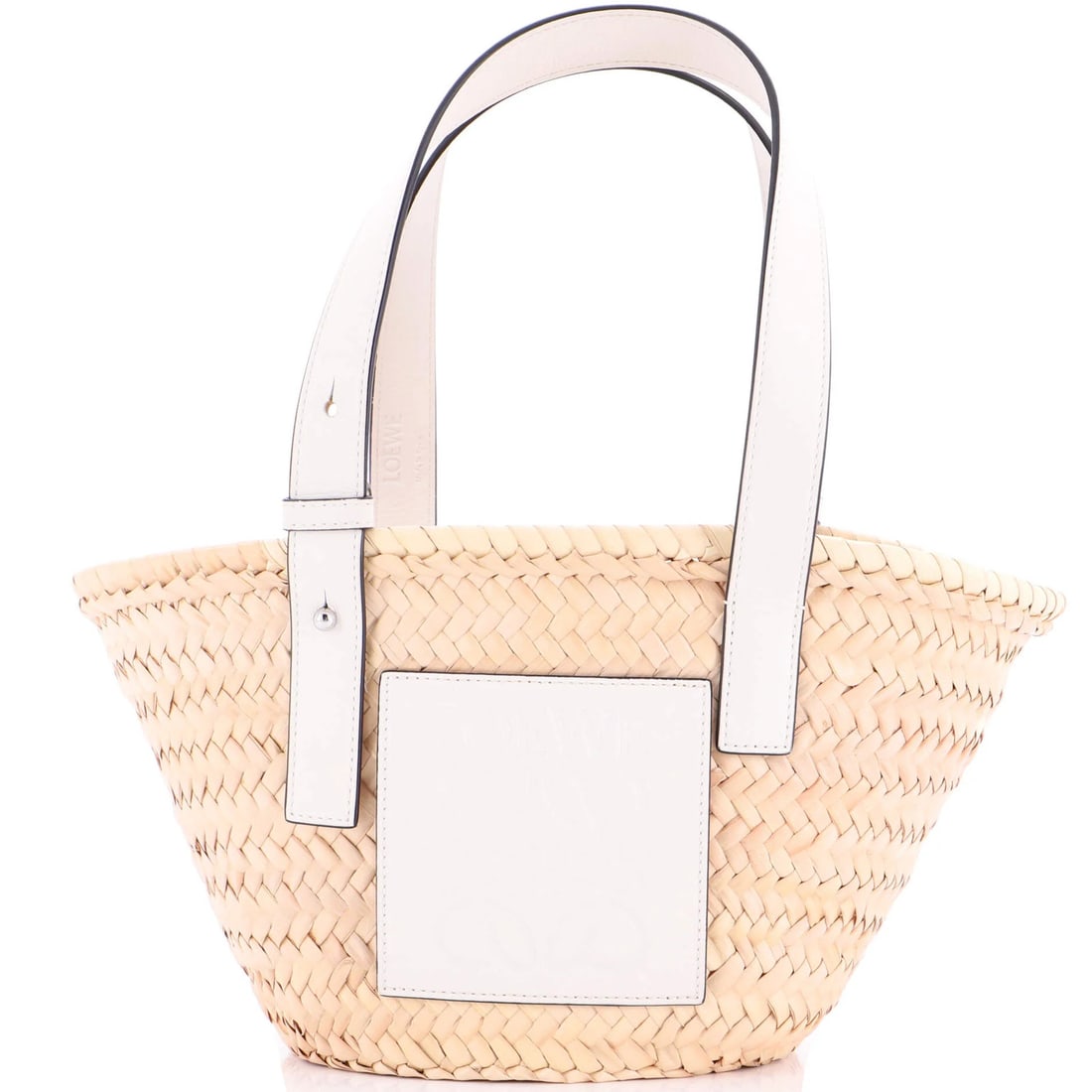 Small Loewe Basket Tote Raffia (1 of 8)