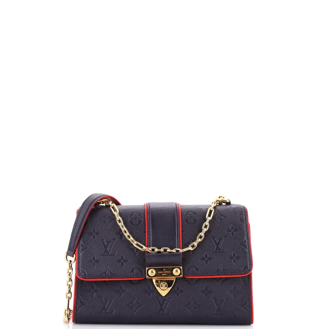 PM Louis Vuitton Saint Sulpice Handbag Monogram Empreinte Leather: PM Louis Vuitton Saint Sulpice Handbag Monogram Empreinte Leather This listing features PM Louis Vuitton Saint Sulpice Handbag Monogram Empreinte Leather. Item specifics are provided below. Item Speci