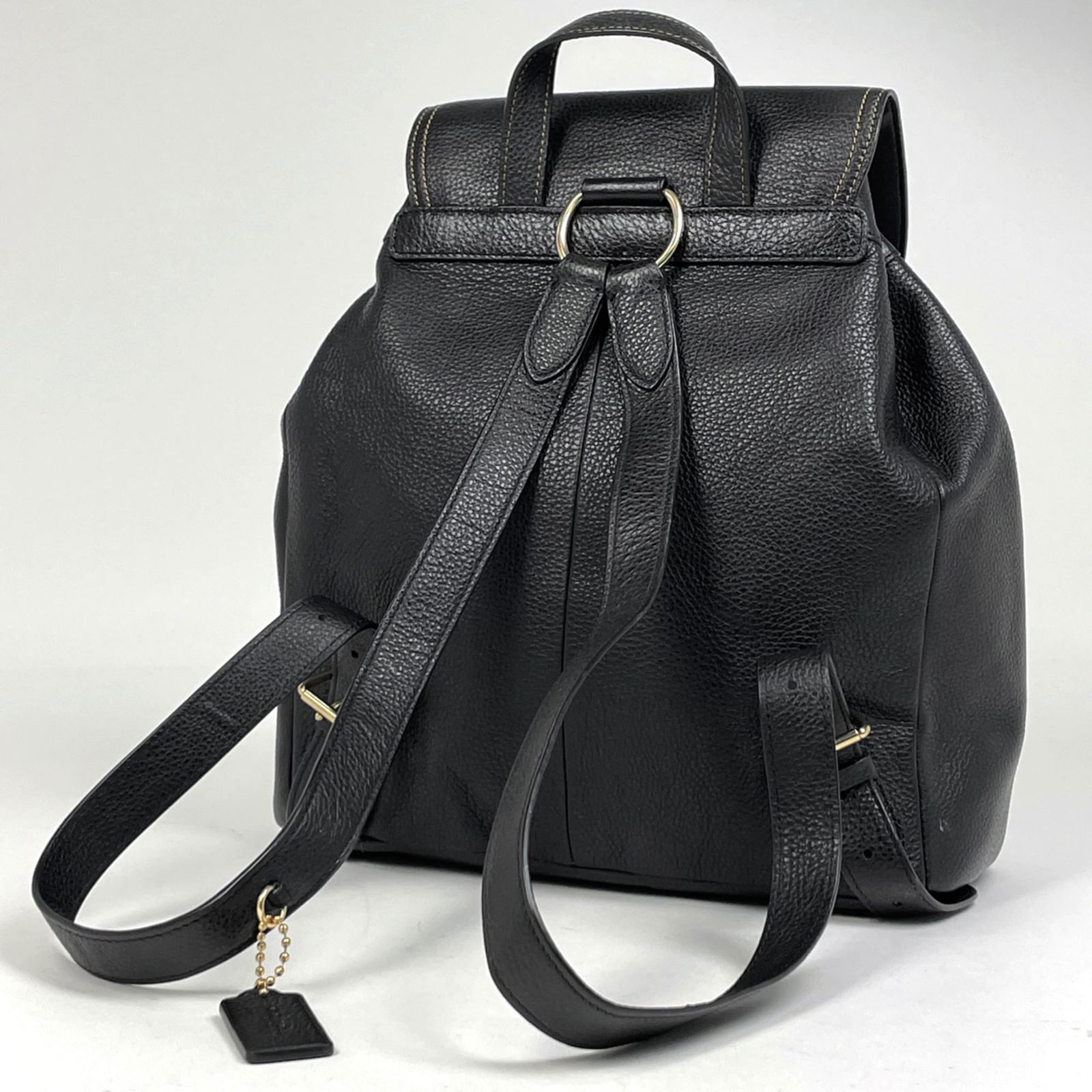 Leather Coach Backpack - 2