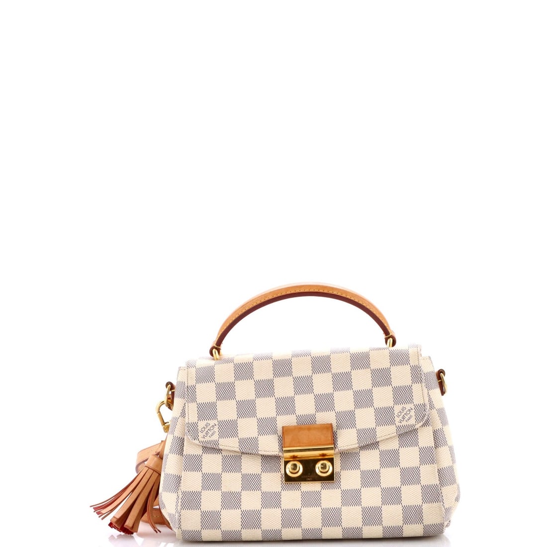 Damier Louis Vuitton Croisette Handbag: Damier Louis Vuitton Croisette Handbag This listing features Damier Louis Vuitton Croisette Handbag. Item specifics are provided below. Item Specifics: Brand: Louis Vuitton Exterior Material: Canvas C