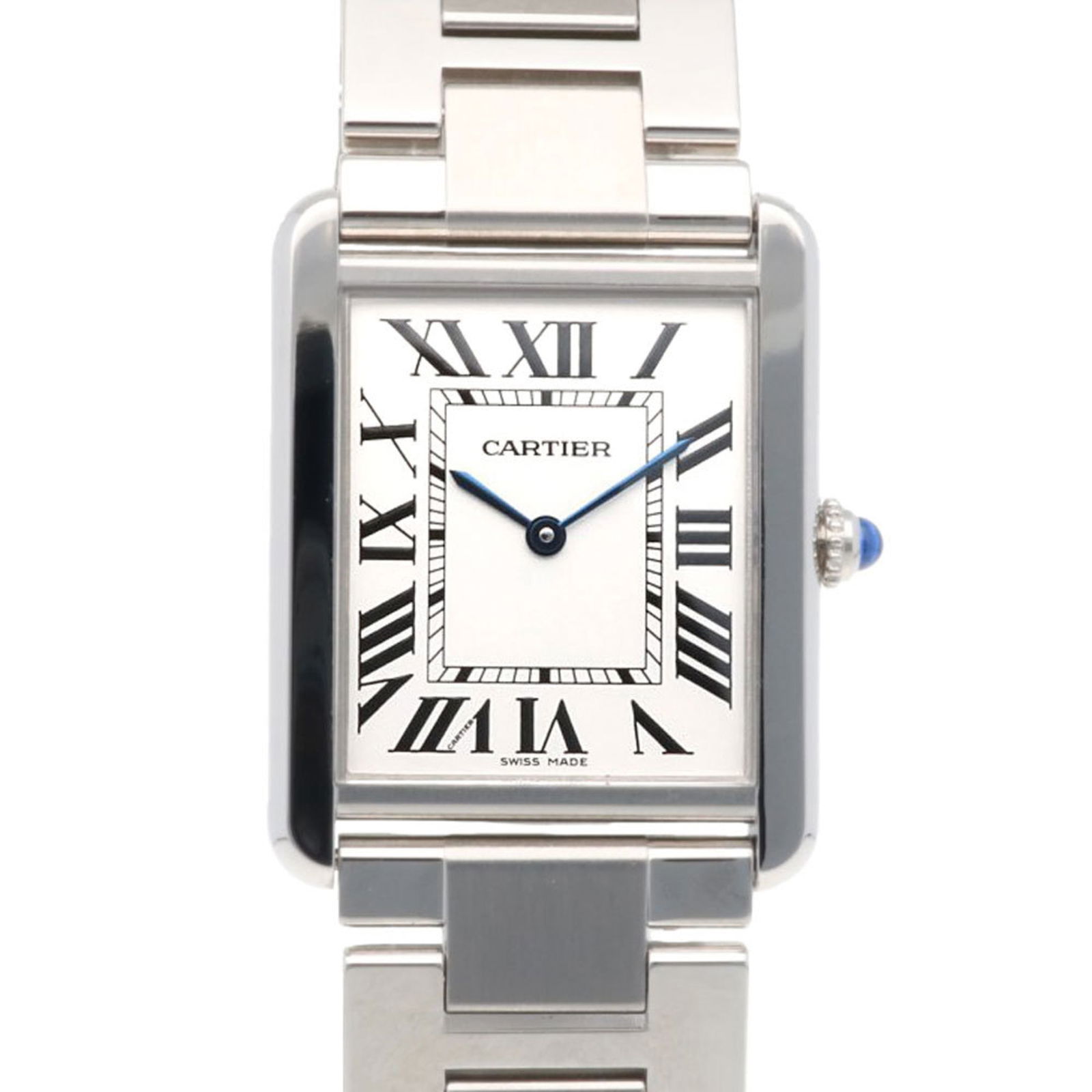 Wristwatch Cartier: Wristwatch Cartier This listing features Wristwatch Cartier. Item specifics are provided below. Item Specifics: Brand: Cartier Type: Wristwatch Gender: Men Material (Case): Stainless Steel Material (B