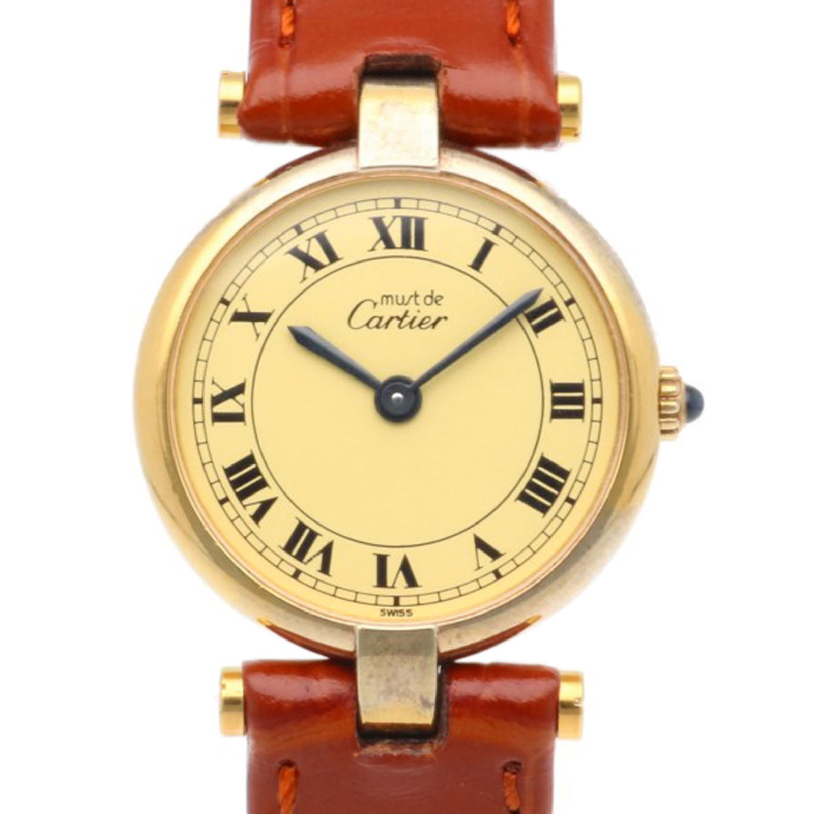 Wristwatch Cartier: Wristwatch Cartier This listing features Wristwatch Cartier. Item specifics are provided below. Item Specifics: Brand: Cartier Type: Wristwatch Gender: Women Material (Case): Gold Plated, Silver 925 M