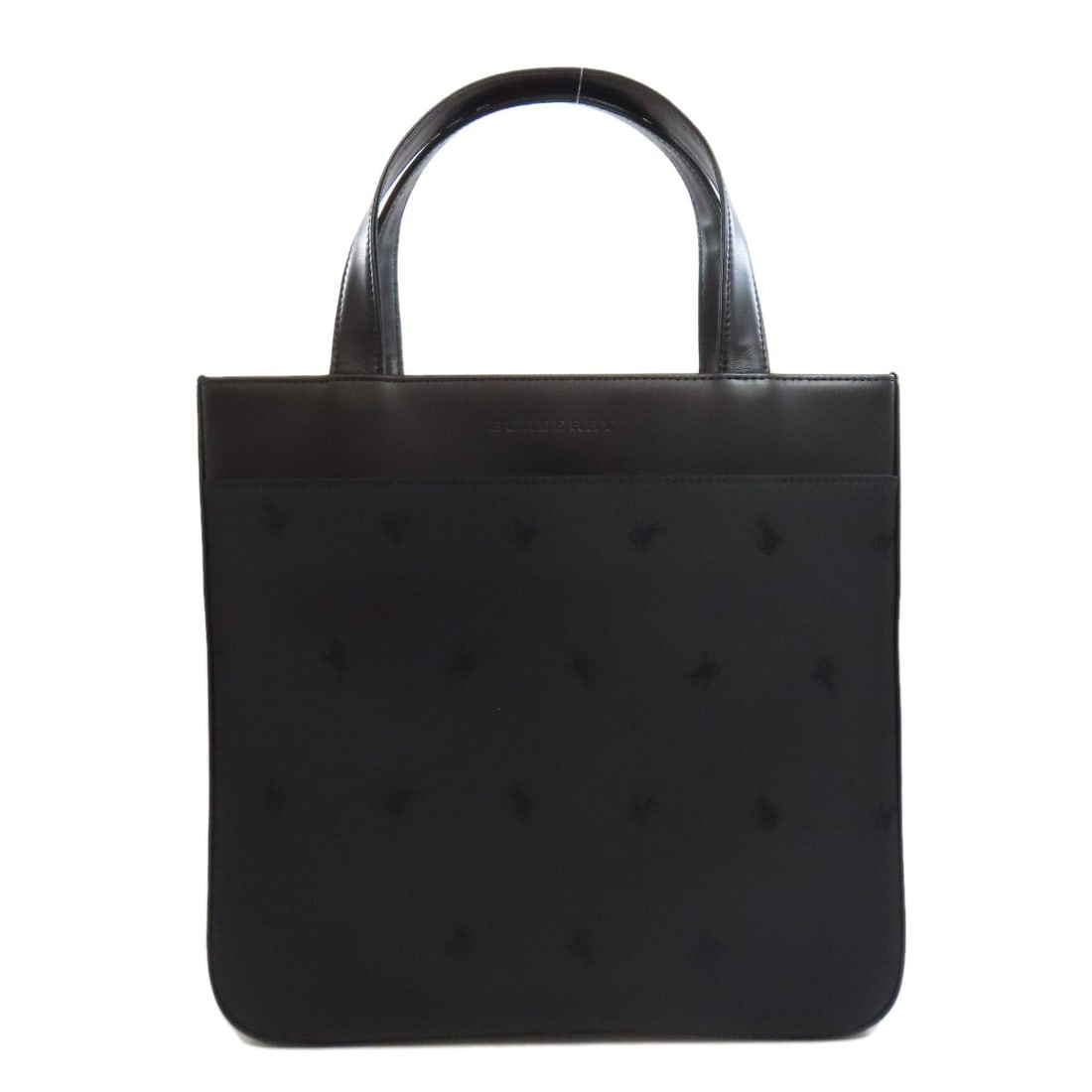Nylon BURBERRY logo Handbag: Nylon BURBERRY logo Handbag This listing features Nylon BURBERRY logo Handbag. Item specifics are provided below. Item Specifics: Brand: BURBERRY Style: Handbag Exterior Material: Nylon Exterior Color