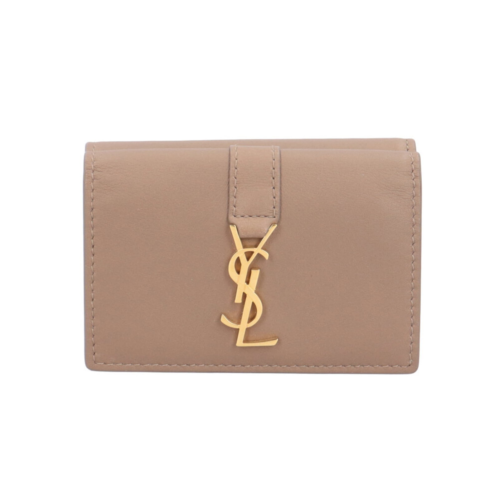 Leather Saint Laurent Wallet (Tri-Fold): Leather Saint Laurent Wallet (Tri-Fold) This listing features Leather Saint Laurent Wallet (Tri-Fold). Item specifics are provided below. Item Specifics: Brand: Saint Laurent Type: Wallet (Tri-Fold) G