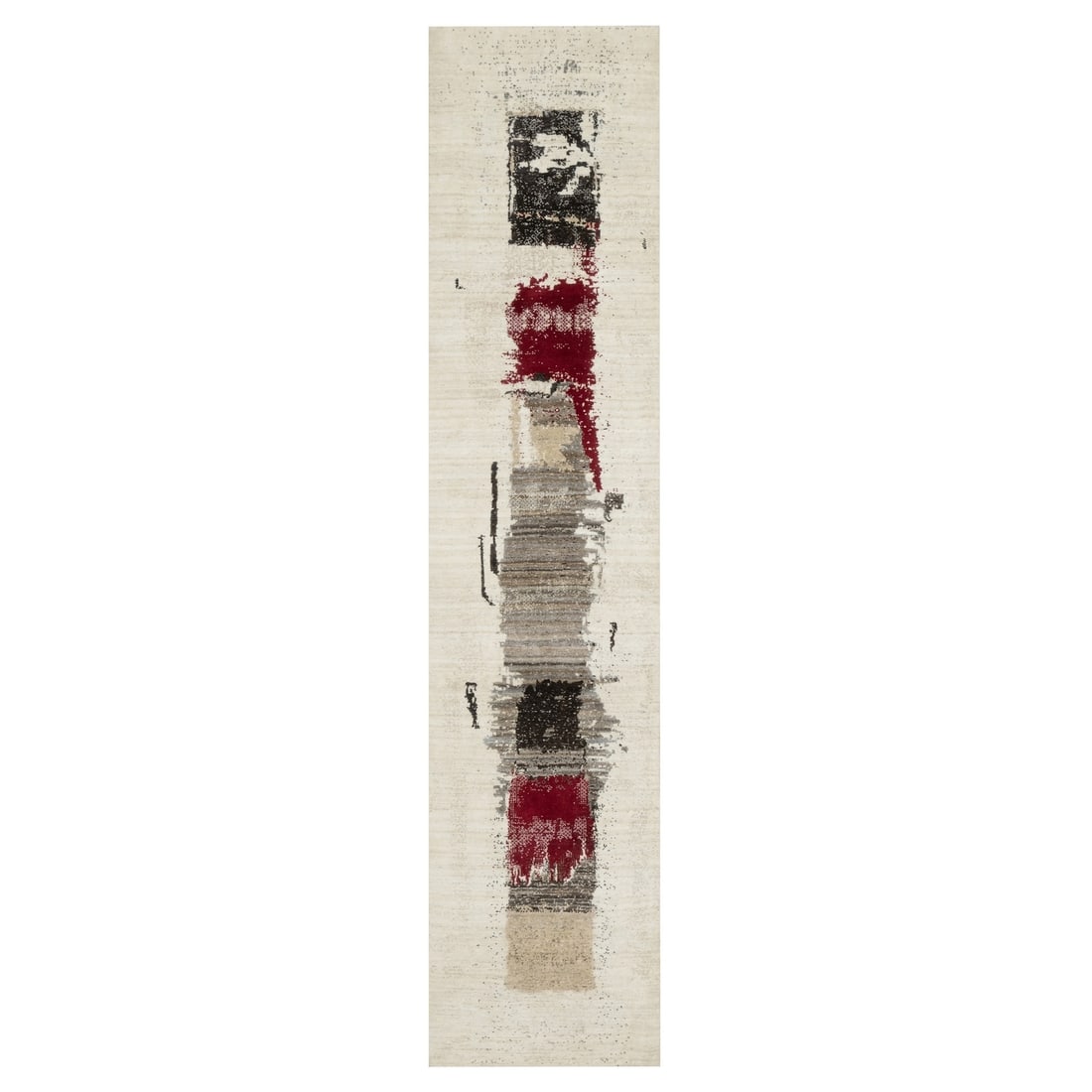 Rug 2'6"x11'7" White Lori Buft Gabbeh Modern Wool Hand Knotted Runner: Rug 2'6"x11'7" White Lori Buft Gabbeh Modern Wool Hand Knotted Runner This listing features Rug 2'6"x11'7" White Lori Buft Gabbeh Modern Wool Hand Knotted Runner. Item specifics are provided below. It