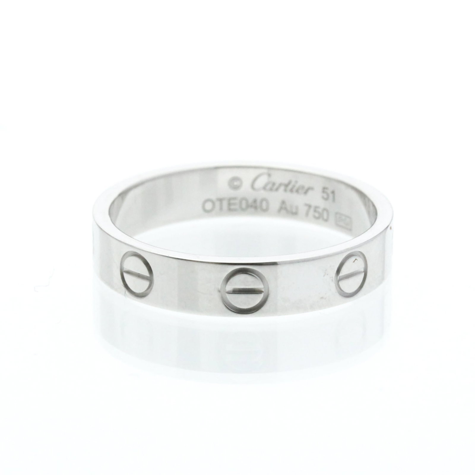 (18K) Cartier Band Ring White Gold: (18K) Cartier Band Ring White Gold This listing features (18K) Cartier Band Ring White Gold. Item specifics are provided below. Item Specifics: Brand: Cartier Type: Band Ring Style: Fashion Gender: Wo