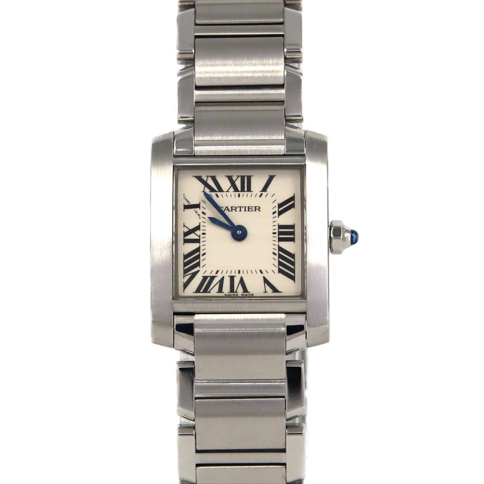 Wristwatch Cartier: Wristwatch Cartier This listing features Wristwatch Cartier. Item specifics are provided below. Item Specifics: Brand: Cartier Type: Wristwatch Gender: Women Material (Case): Stainless Steel Material