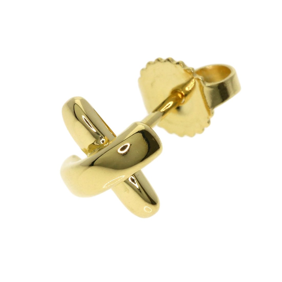 one side only earring K18 Yellow Gold - TIFFANY&Co. Cross stitch: one side only earring K18 Yellow Gold - TIFFANY&Co. Cross stitch This listing features one side only earring K18 Yellow Gold - TIFFANY&Co. Cross stitch. Item specifics are provided below. Item Specifi