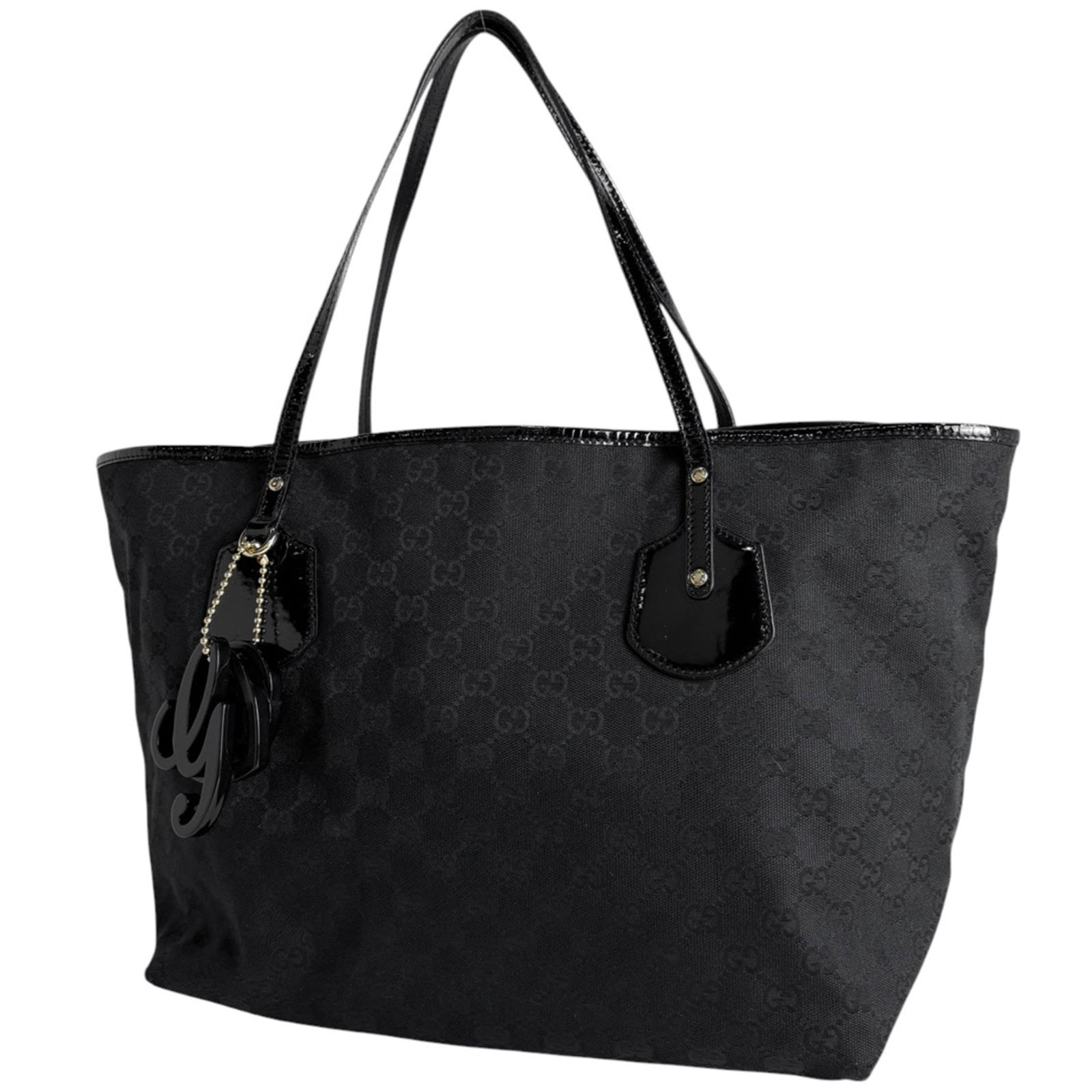 Patent Leather - Gucci Handbag - Tote Bag Gg Canvas: Patent Leather - Gucci Handbag - Tote Bag Gg Canvas This listing features Patent Leather - Gucci Handbag - Tote Bag Gg Canvas. Item specifics are provided below. Item Specifics: Brand: Gucci Type: Han