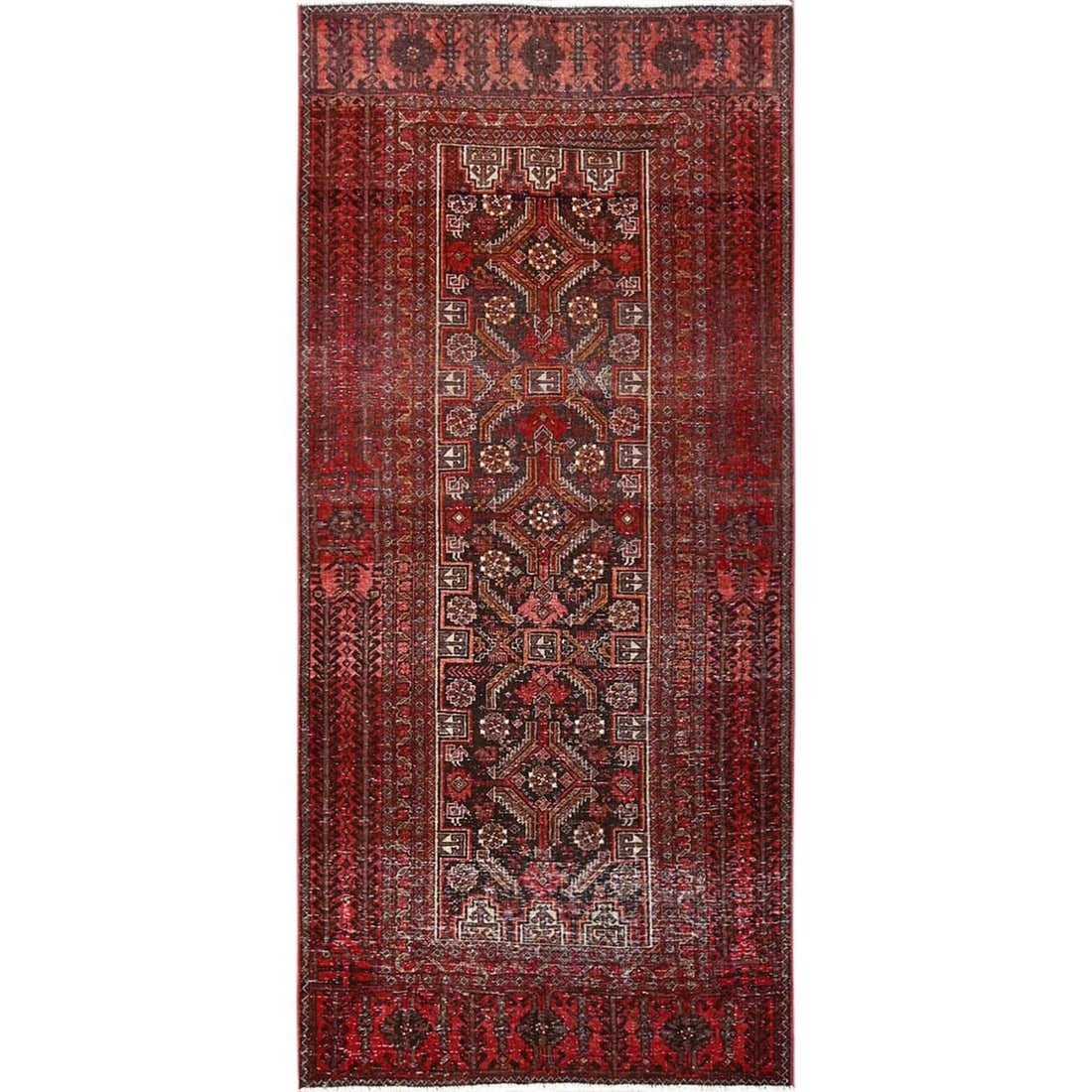 Rug 3'x6' Red Vintage Zoroastrian Even Wear Hand Knotted 100% Wool Runner: Rug 3'x6' Red Vintage Zoroastrian Even Wear Hand Knotted 100% Wool Runner This listing features Rug 3'x6' Red Vintage Zoroastrian Even Wear Hand Knotted 100% Wool Runner. Item specifics are provided b