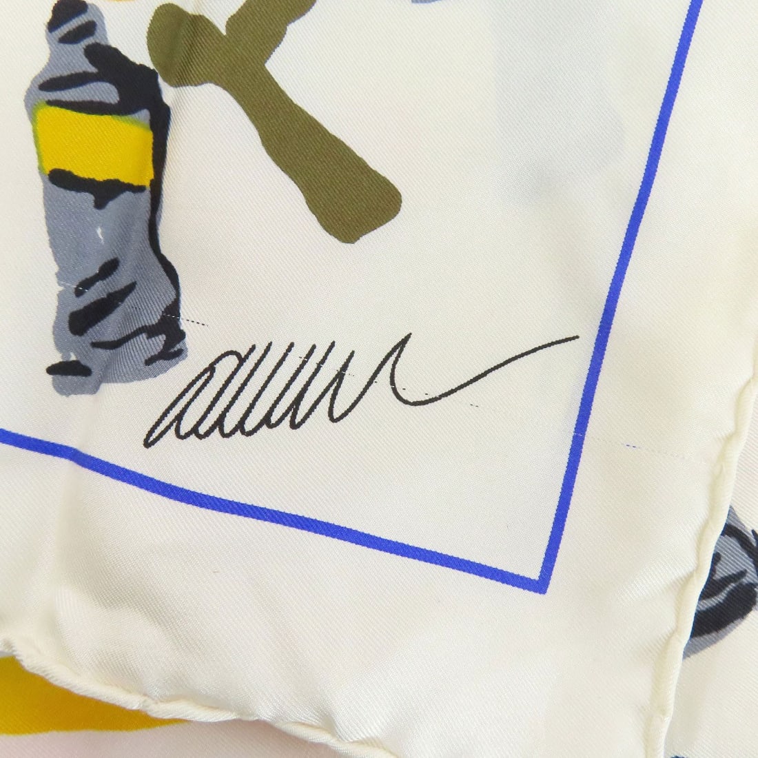 Silk LOUIS VUITTON Paint pattern Scarf - 5