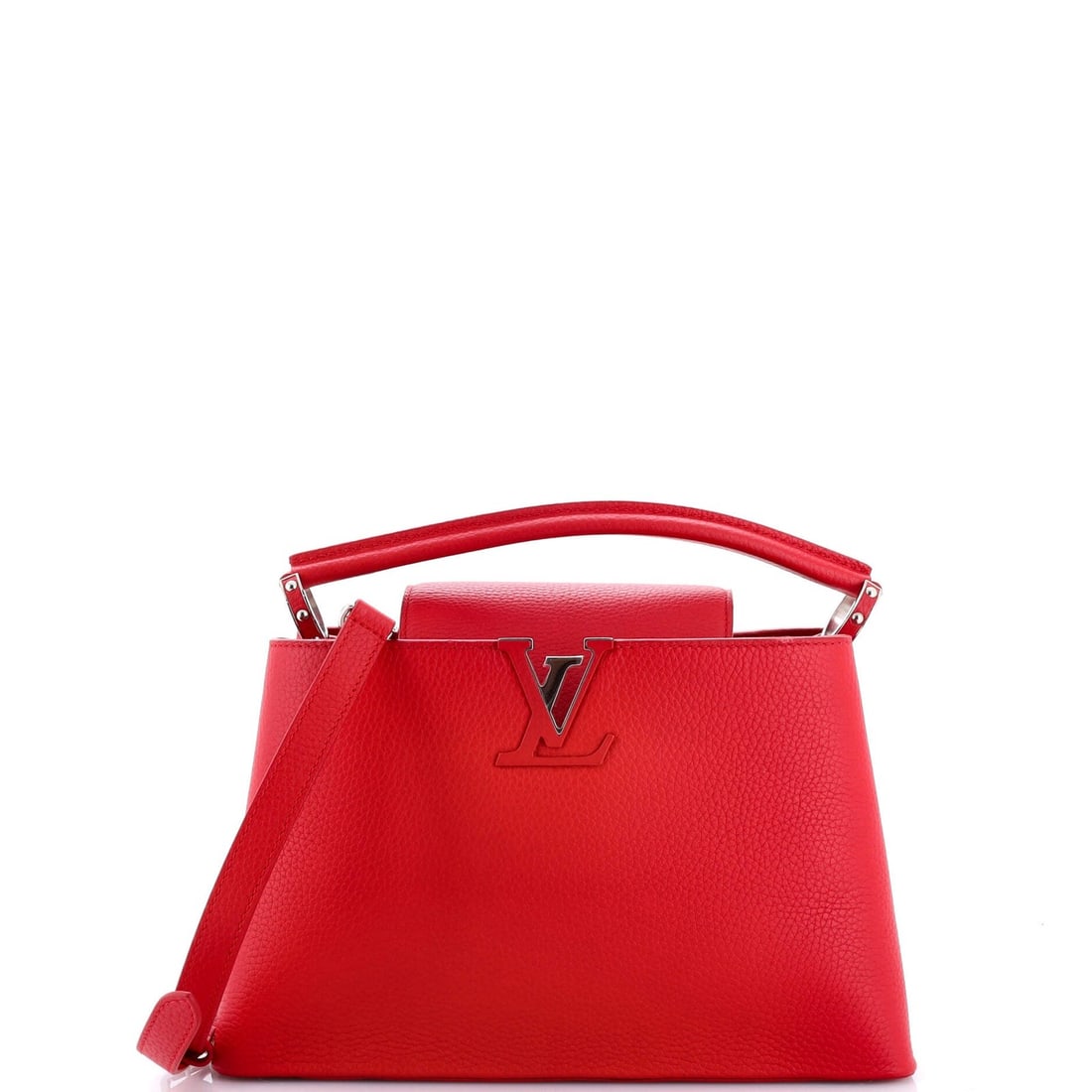 PM Louis Vuitton Capucines Bag Leather: PM Louis Vuitton Capucines Bag Leather This listing features PM Louis Vuitton Capucines Bag Leather. Item specifics are provided below. Item Specifics: Brand: Louis Vuitton Exterior Material: Leather