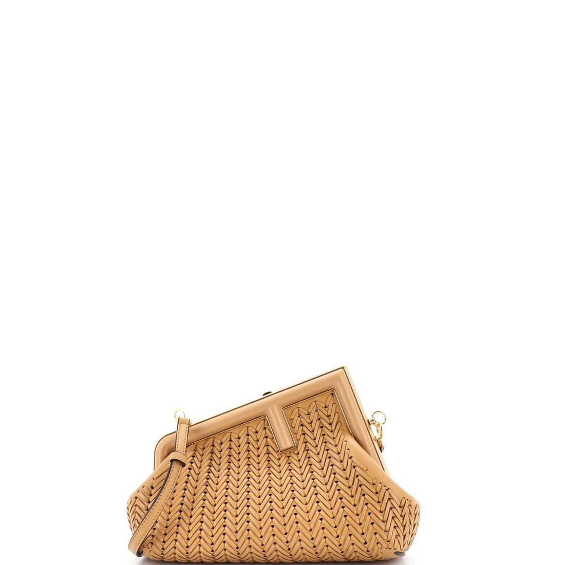 Small Fendi First Bag Woven Leather: Small Fendi First Bag Woven Leather This listing features Small Fendi First Bag Woven Leather. Item specifics are provided below. Item Specifics: Brand: Fendi Exterior Material: Leather Style: Clutche