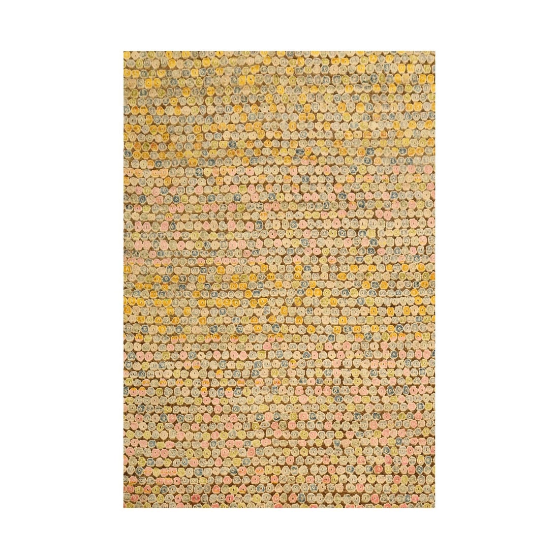 Rug 5'x7'7" Golden Yellow THE BUTTONS Sari Silk Hand Knotted Oriental: Rug 5'x7'7" Golden Yellow THE BUTTONS Sari Silk Hand Knotted Oriental This listing features Rug 5'x7'7" Golden Yellow THE BUTTONS Sari Silk Hand Knotted Oriental. Item specifics are provided below. It