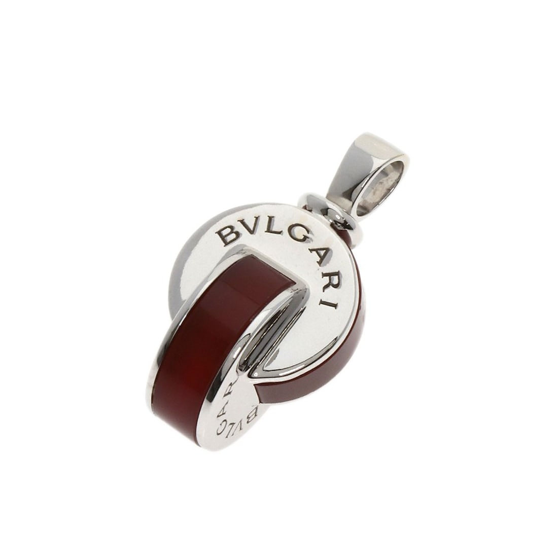 Gold BVLGARI Omnia Agate Pendant top K18 White (1 of 5)